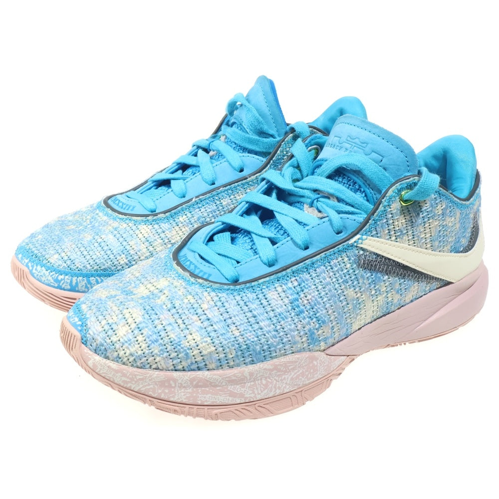 NIKE(ナイキ) LEBRON 20 ALL-STAR レブロン オールスター ミッドカットスニーカーブルー/ピンク US9/27cm DV1192-400