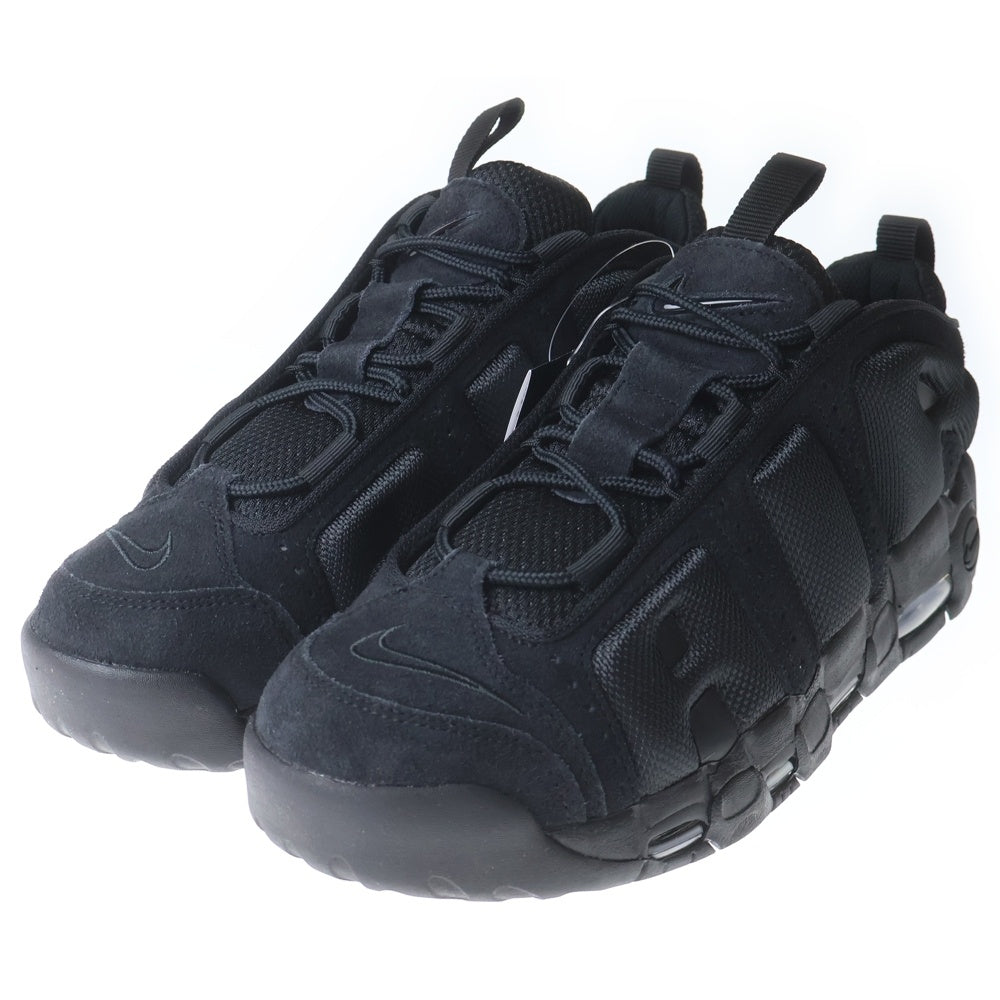 NIKE(ナイキ) AIR MORE UPTEMPO LOW TRIPLE BLACK エアモアアップテンポ トリプルブラック ローカットスニーカー ブラック US10/28cm IM6649-001