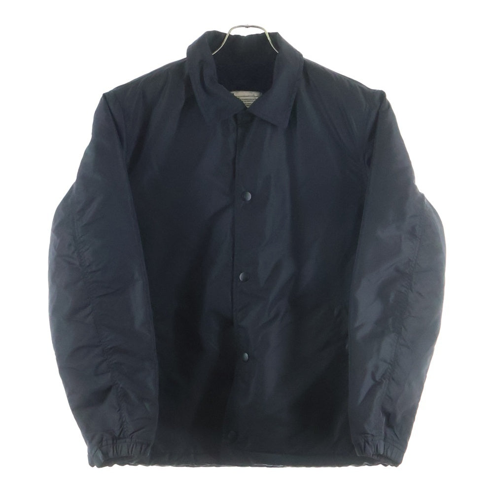 T.M.T(ティーエムティー) BIG LOGO NYLON BOA JACKET ビッグ ロゴ ボア スナップボタン ナイロンジャケット ブラック TJK-F2303