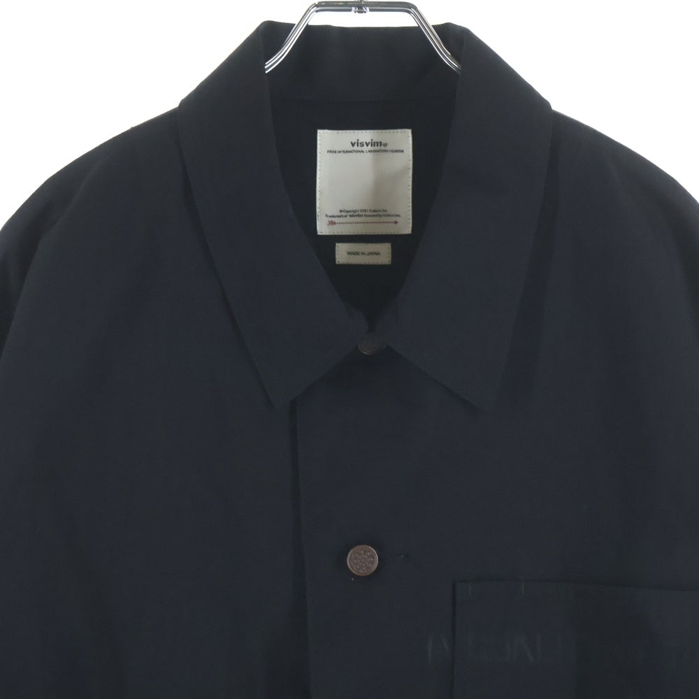 VISVIM(ヴィスヴィム) 21AW BAKER COVERALL ハンドステンシルペイント ベイカー カバーオール ブラック 0121205013018
