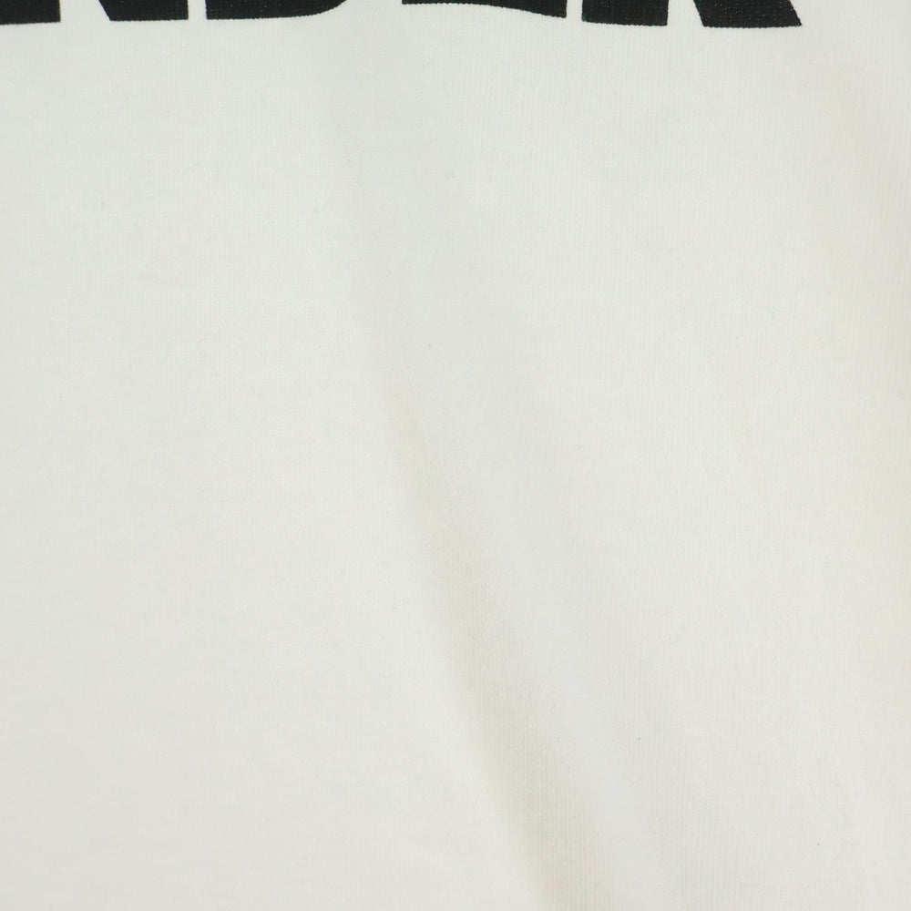 JIL SANDER(ジルサンダー) 24AW フロントロゴプリント クルーネック ロングスリーブ 長袖Tシャツ カットソー ホワイト J22GC0136 J45148