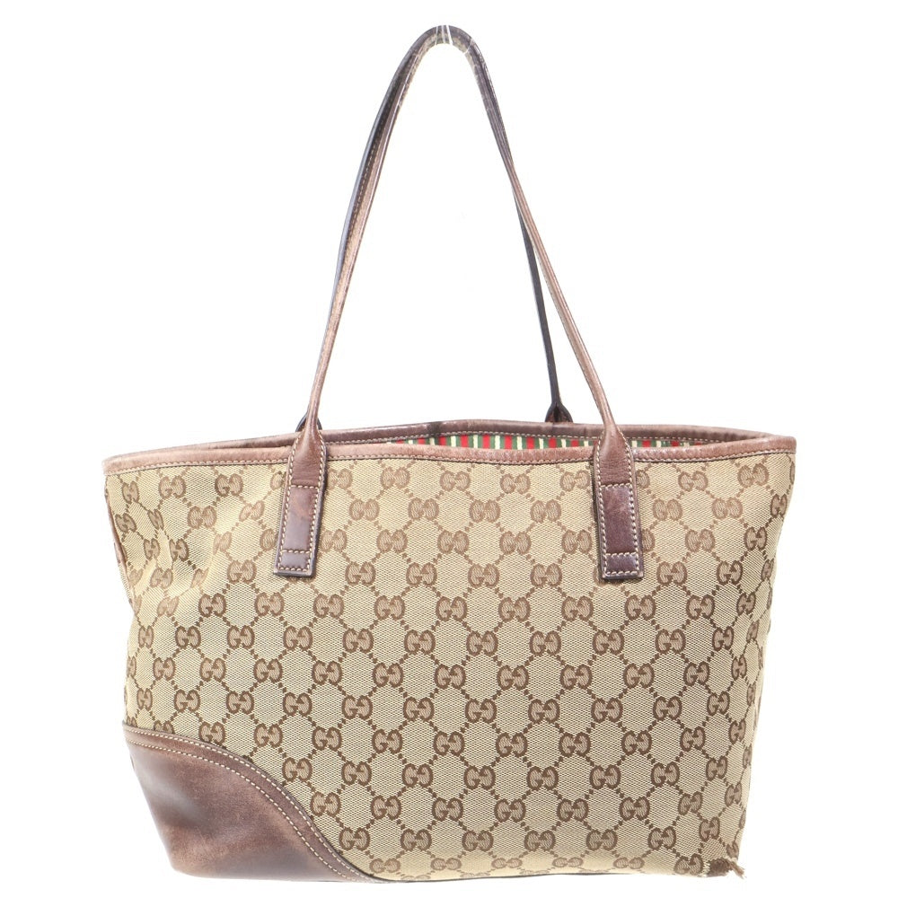 GUCCI(グッチ) GGキャンバス トートバッグ レディース ブラウン 169946 493075