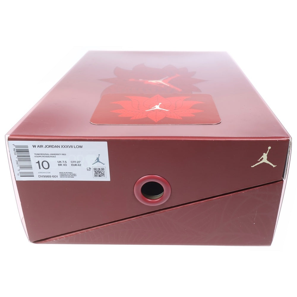 NIKE(ナイキ) WMNS AIR JORDAN XXXVII LOW ウィメンズ エア ジョーダン 37 ローカットスニーカー レッド US10/27cm DV9989-601