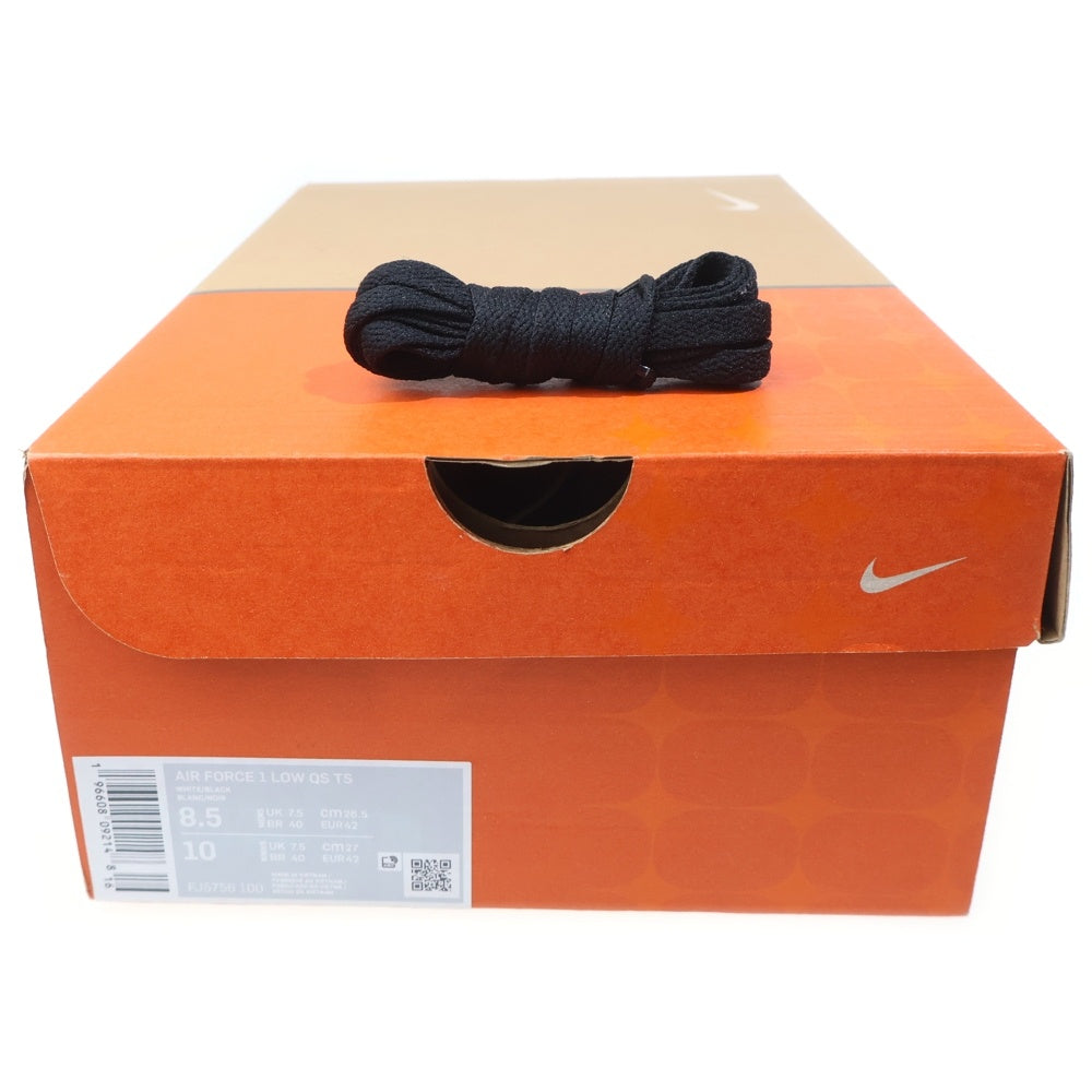 NIKE(ナイキ) ×TERROR SQUAD AIR FORCE 1 LOW テラー スクワッド エアフォース1 ローカットスニーカー ブラック/ホワイト US8.5/26.5cm FJ5756-100