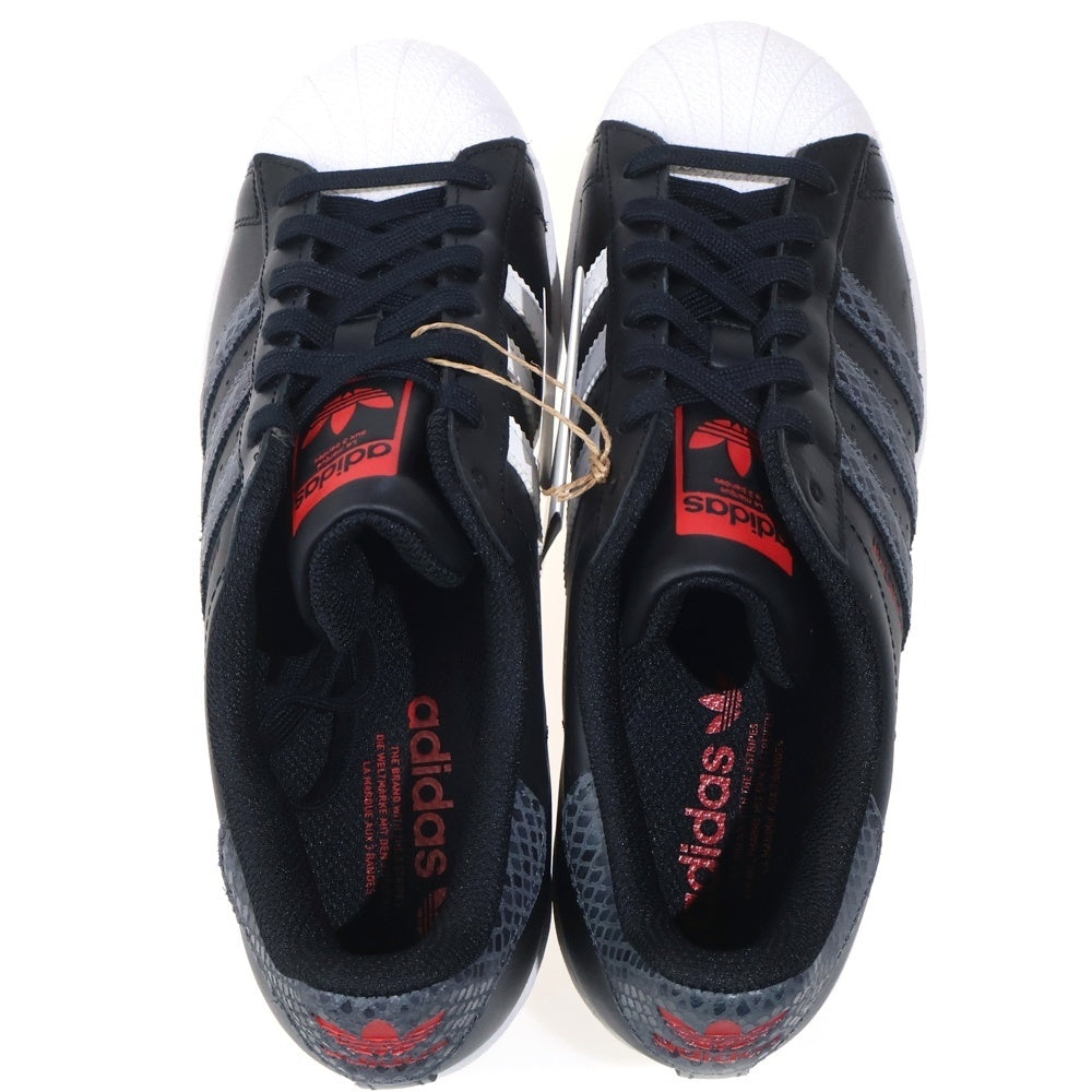 adidas(アディダス) W SUPERSTAR ウィメンズ スーパースター ローカットスニーカー ブラック/ホワイト US9.5/26.5cm HQ1917