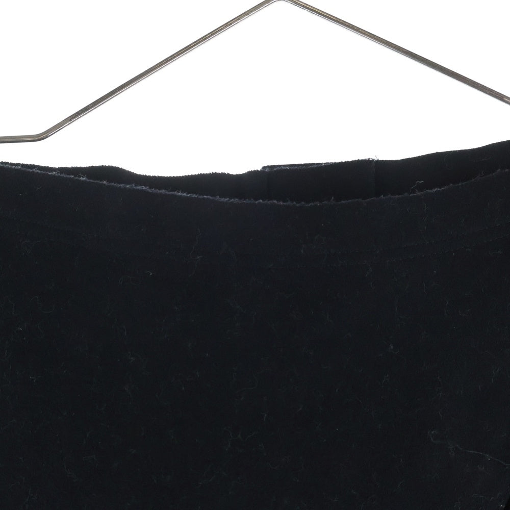 Y-3(ワイスリー) エンブロイダリーデザイン ベルト付き ウール混 スカート レディース ブラック CE8670