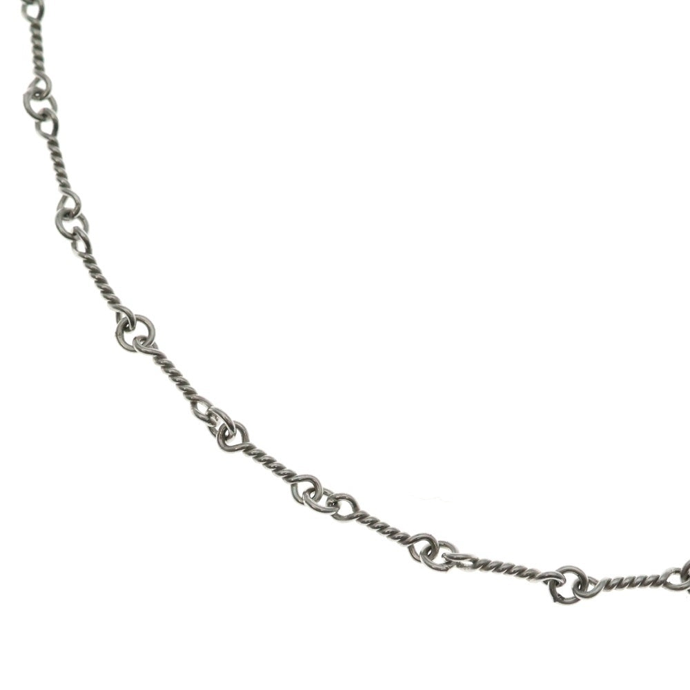 CHROME HEARTS(クロムハーツ) 18KWG NECKCHAIN T16 ツイストチェーンネックレス 16inch ホワイトゴールド BCA001