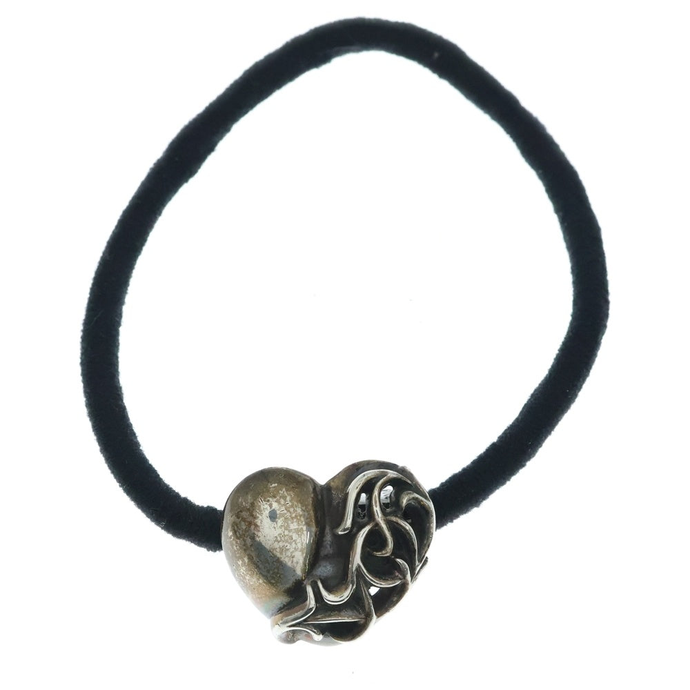 CHROME HEARTS(クロムハーツ) HAIRBAND ヘアバンド ハートボタンコンチョ シルバー