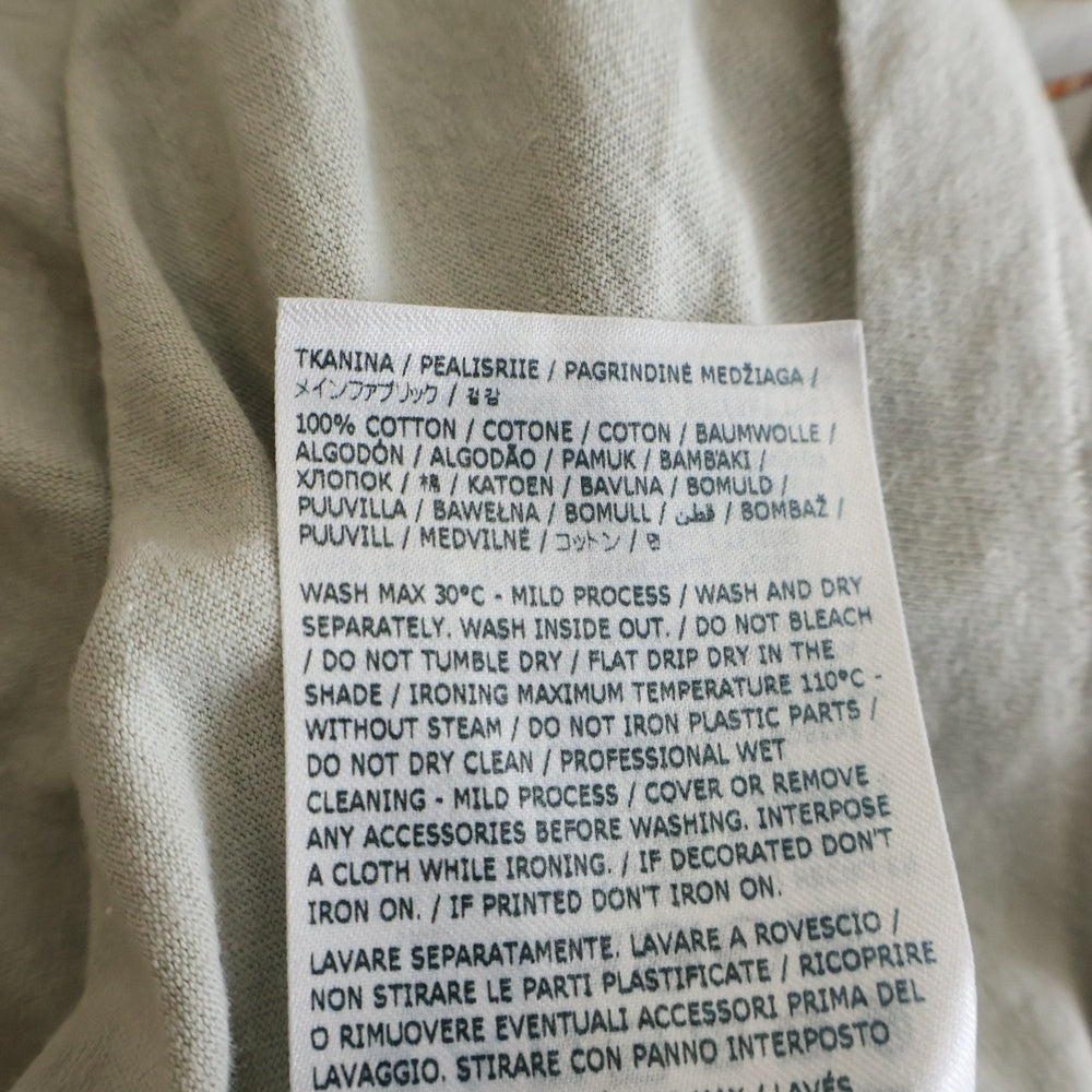 Maison Margiela(メゾンマルジェラ) 25SS フロントプリント クルーネック半袖Tシャツ カットソー グレー S50GC0711 S24575