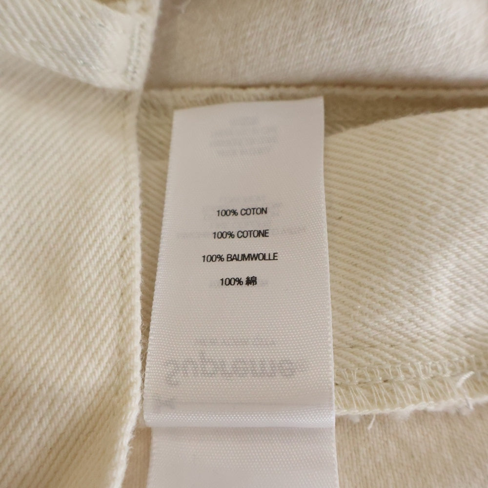 SUPREME(シュプリーム) 24SS Baggy Jean Natural ロゴエンブロイダリー バギージーンズ ナチュラル デニムパンツ ホワイト 32