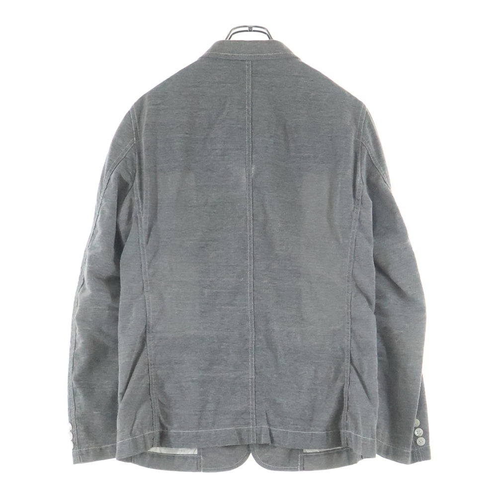 COMME des GARCONS HOMME(コムデギャルソンオム) 12SS ステッチデザイン シングル テーラードジャケット グレー HI-J046 AD2011