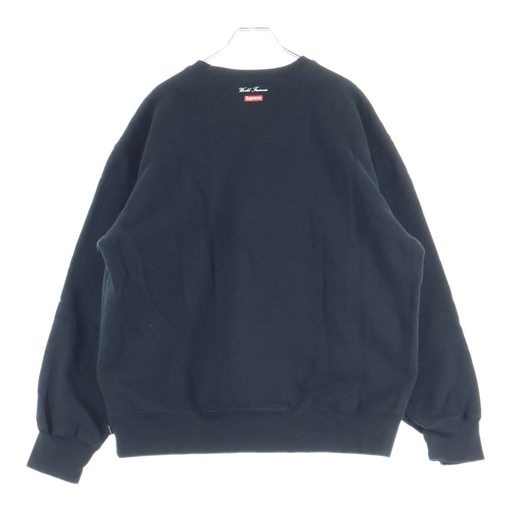 SUPREME(シュプリーム) 20AW Aerial Crewneck エアリアル クルーネックスウェットトレーナー ブラック