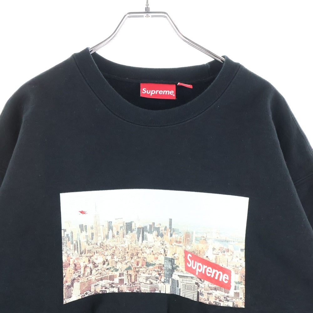 SUPREME(シュプリーム) 20AW Aerial Crewneck エアリアル クルーネックスウェットトレーナー ブラック