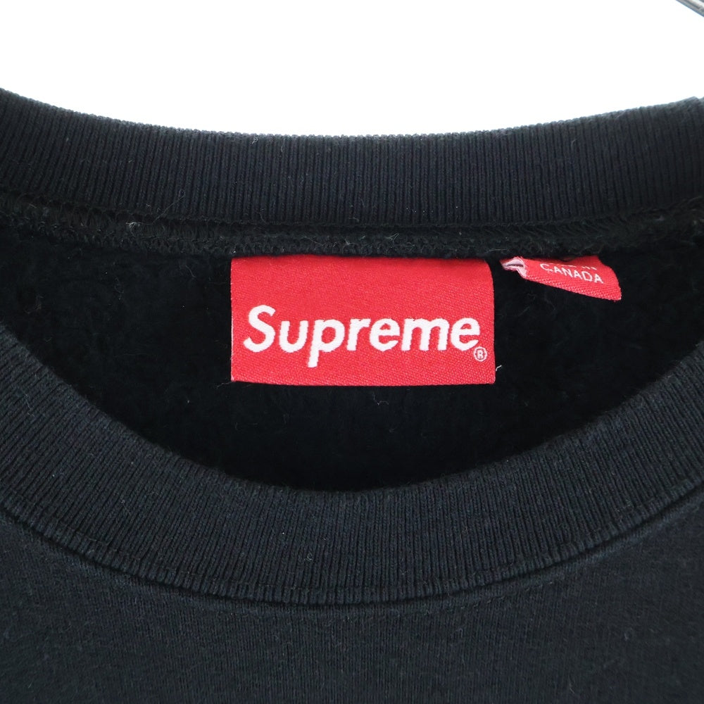 SUPREME(シュプリーム) 20AW Aerial Crewneck エアリアル クルーネックスウェットトレーナー ブラック