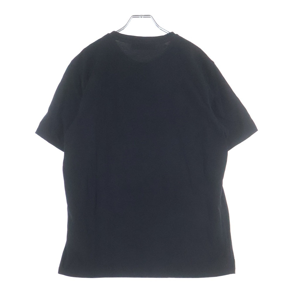 MSGM(エムエスジーエム) フロントロゴ クルーネック半袖Tシャツ カットソー ブラック 2440MM67