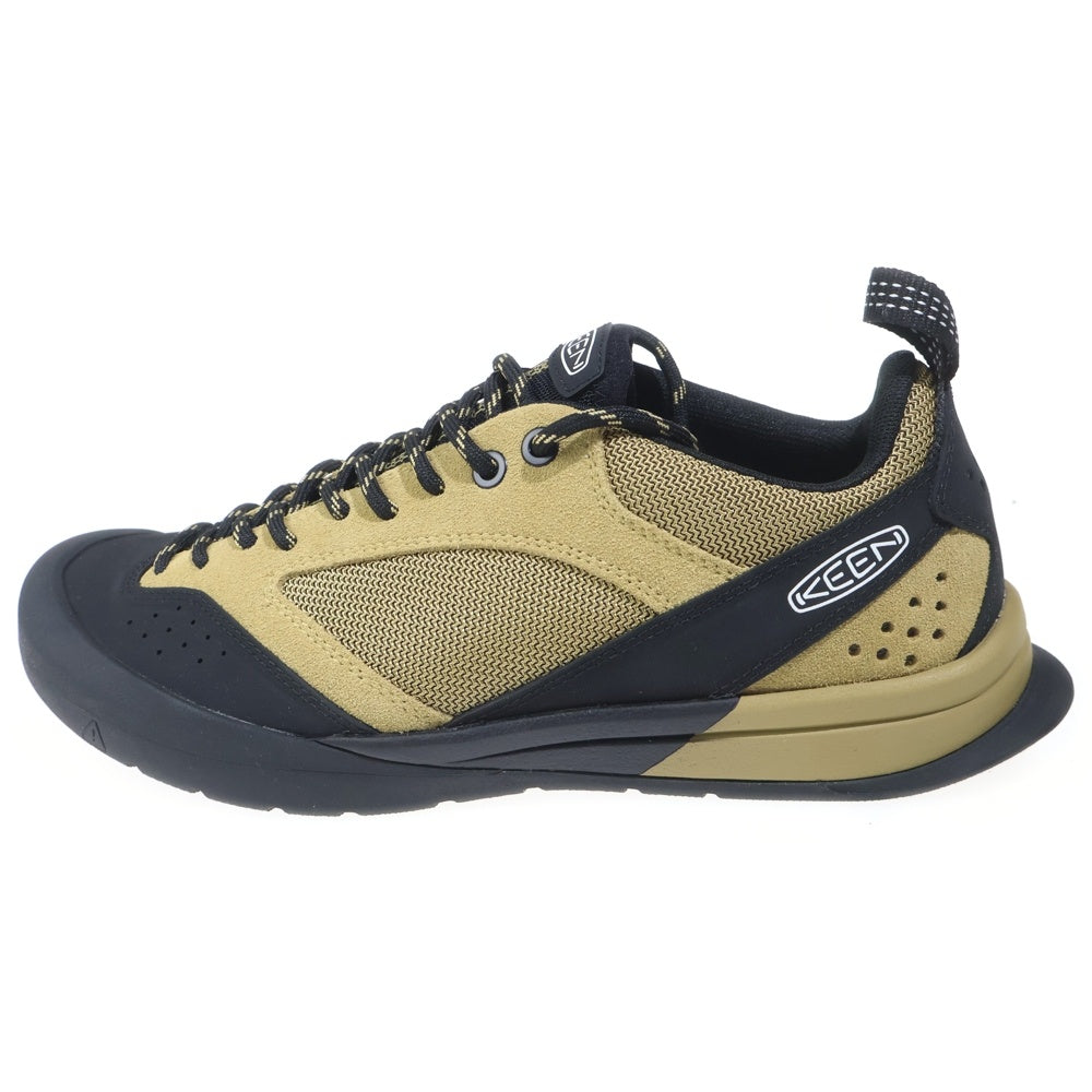KEEN(キーン) WOMEN'S JASPER 3 ウィメンズ ジャスパー3 スウェード ローカットスニーカー ブラウン/ブラック US8/25cm 1031196