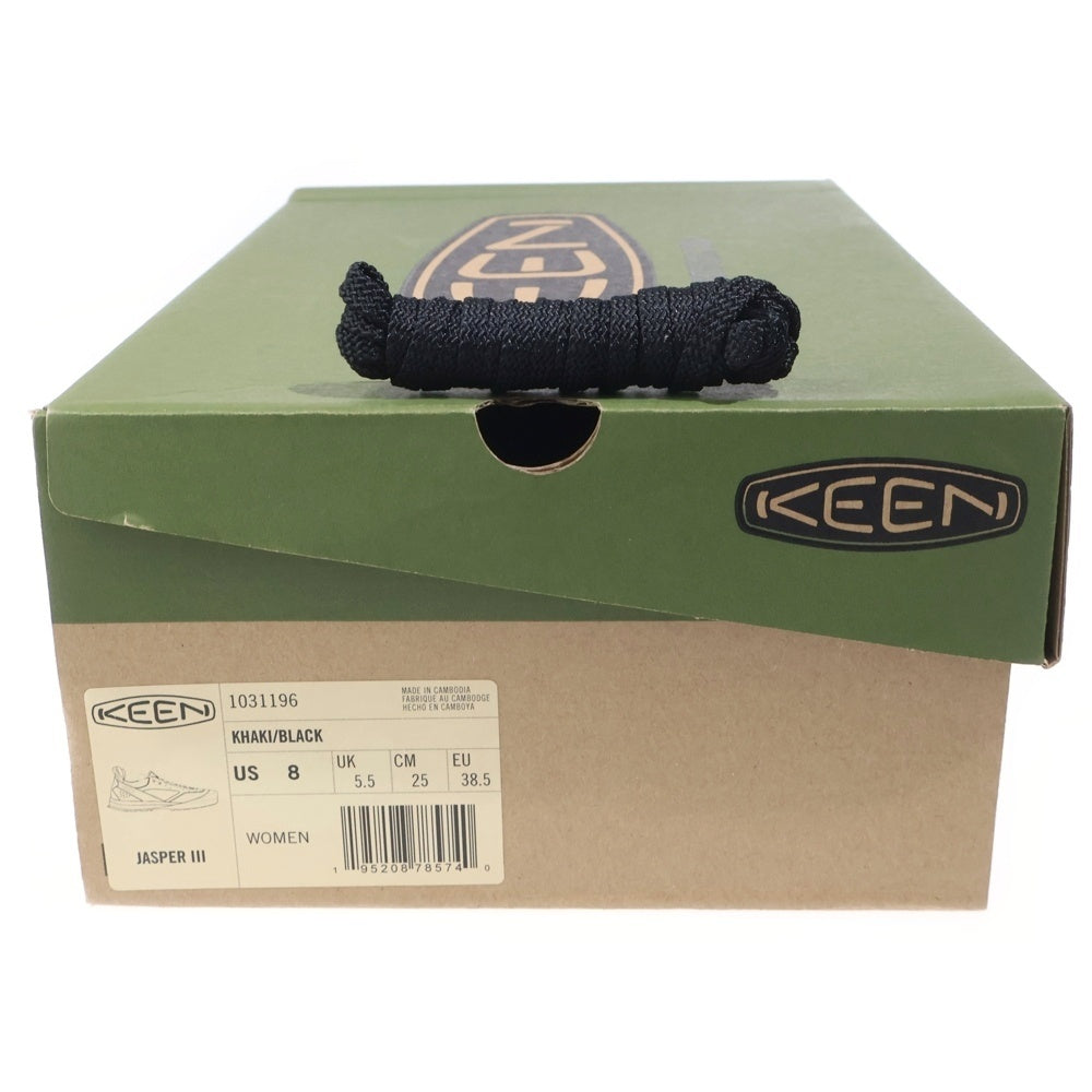 KEEN(キーン) WOMEN'S JASPER 3 ウィメンズ ジャスパー3 スウェード ローカットスニーカー ブラウン/ブラック US8/25cm 1031196