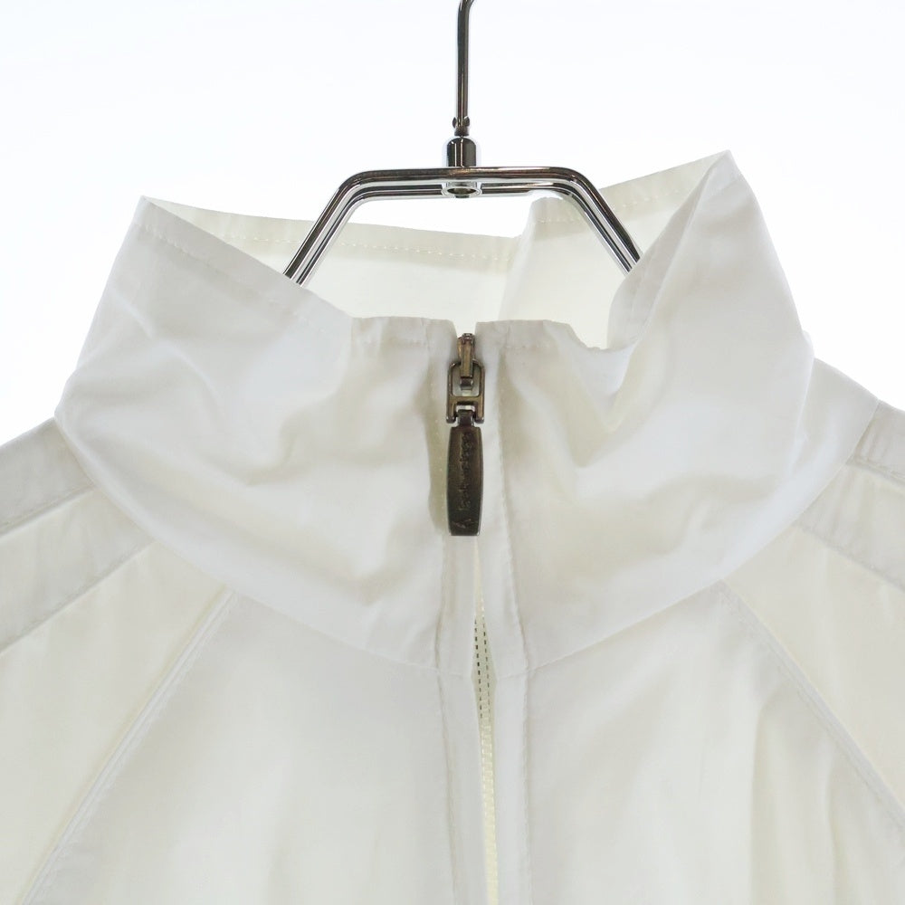 BALENCIAGA(バレンシアガ) SOCCER PARIS サッカー パリ フロントエンブロイダリーロゴ ジップアップジャケット ホワイト 780884 TPQ38