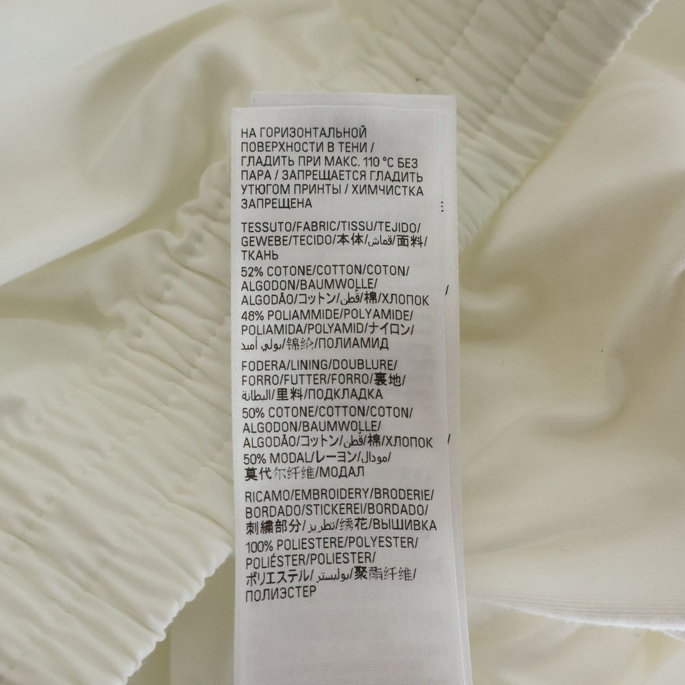 BALENCIAGA(バレンシアガ) SOCCER PARIS サッカー パリ フロントエンブロイダリーロゴ ジップアップジャケット ホワイト 780884 TPQ38