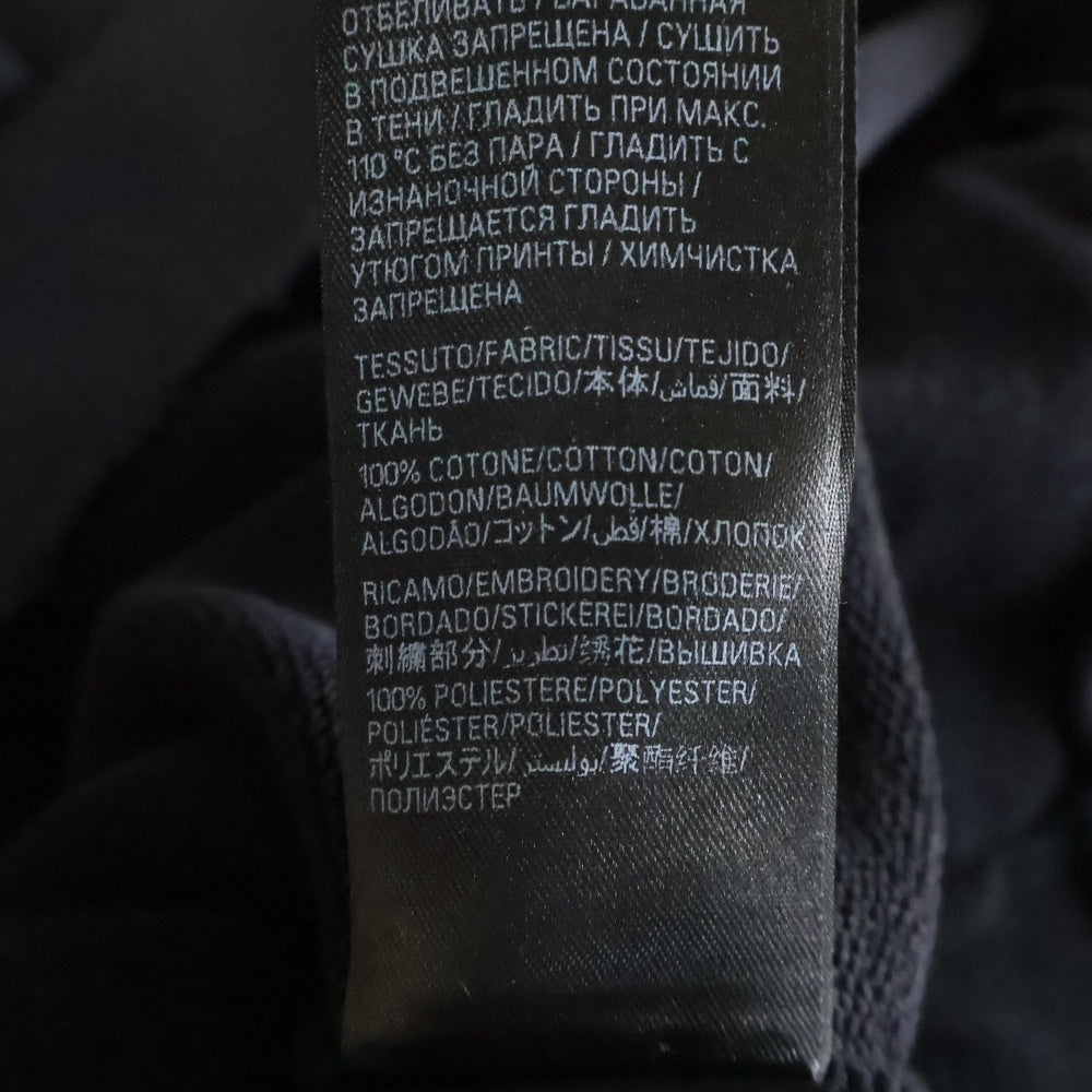 BALENCIAGA(バレンシアガ) DOUBLE FRONT CREW ダブルフロントクルー テープロゴ プルオーバースウェットトレーナー ブラック 791614 TQVQ7