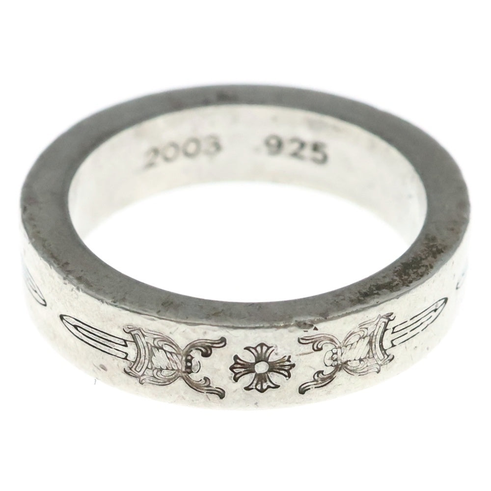 CHROME HEARTS(クロムハーツ) 6mm SPACER DAGGER 6mmスペーサーリング ダガー シルバーBCA335