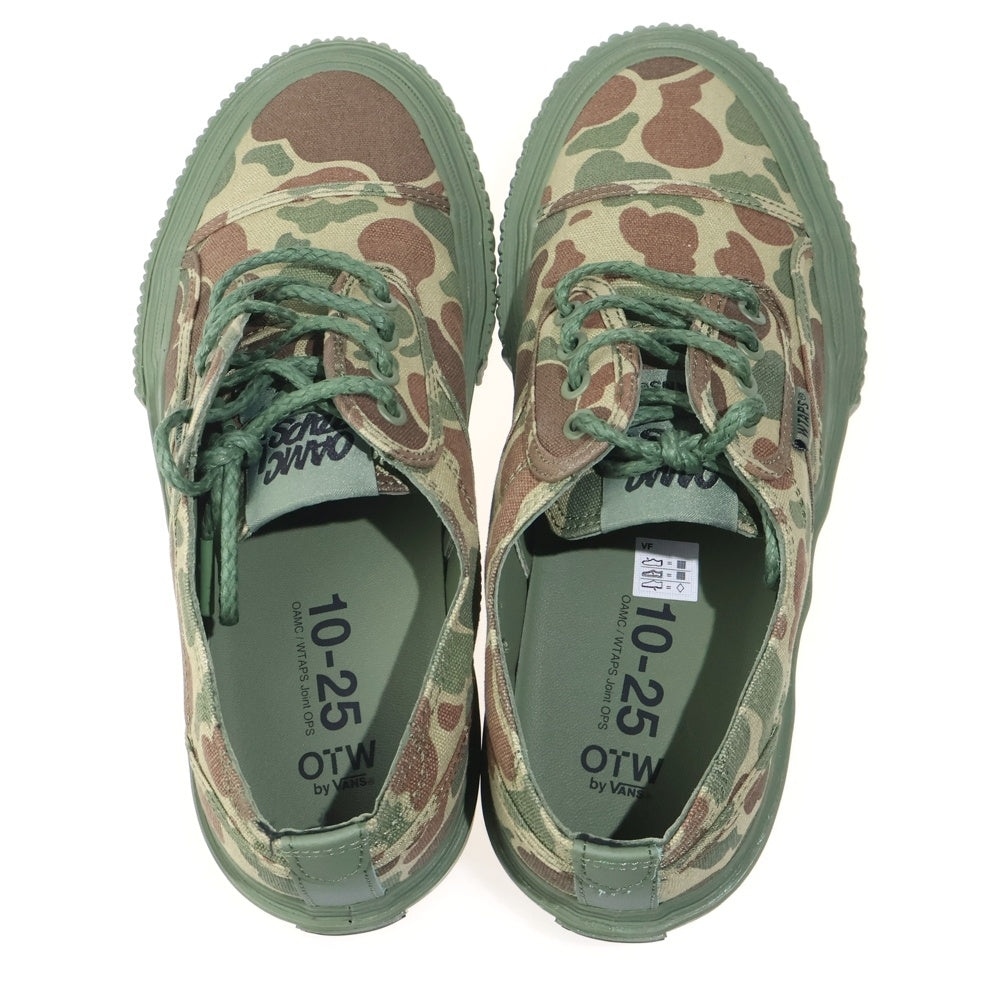 VANS(ヴァンズ) ×OAMC ×WTAPS OTW SEYLYNN LUG オーエーエムシー ダブルタップス セイリーンラグ カモ柄 ローカットスニーカー カーキ US8.5/26.5cm VN000MYHDP0