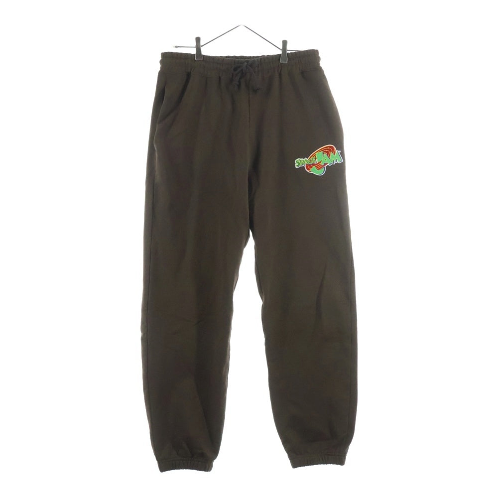 WIND AND SEA(ウィンダンシー) ×SPACE JAM TRACK PANT スペースジャム エンブロイダリーデザイン トラック スウェットパンツ ブラウン WDS-C-SJM-26-Q2-PT-01