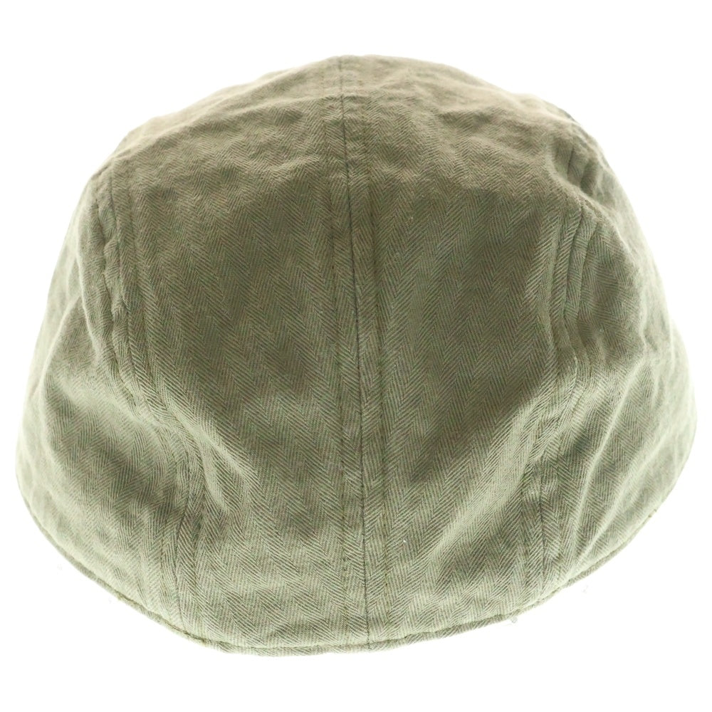 Buzz Rickson's(バズリクソンズ) U.S.NAVY HERRINGBONE CAP ユーエスアーミー ヘリンボーン ベースボールキャップ 帽子 カーキ BR02714