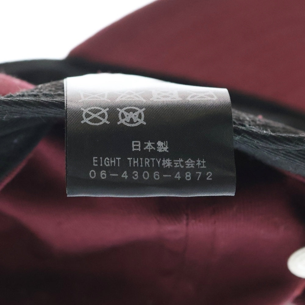 NO BRAND(ノーブランド) NICK GEAR ニックギア フラワーデザイン 6パネル ベースボールキャップ 帽子 レッド