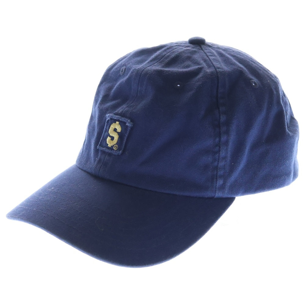 SUPREME(シュプリーム) 23SS$Patch 6-Panel ドルマークデザイン 6パネル ベースボールキャップ 帽子 ブルー
