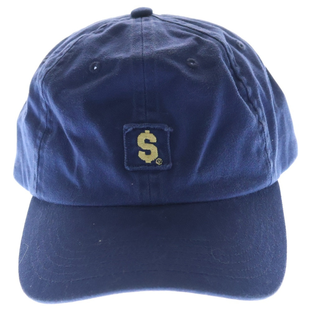 SUPREME(シュプリーム) 23SS$Patch 6-Panel ドルマークデザイン 6パネル ベースボールキャップ 帽子 ブルー