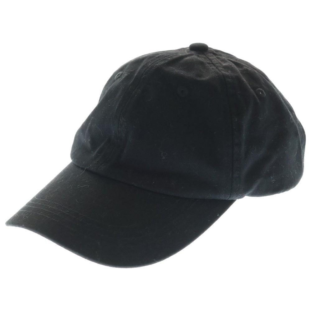 Acne Studios(アクネ ストゥディオズ) COTTON BASEBALL CAP コットン 6パネル ベースボールキャップ 帽子 ブラック FN-UX-HATS000148