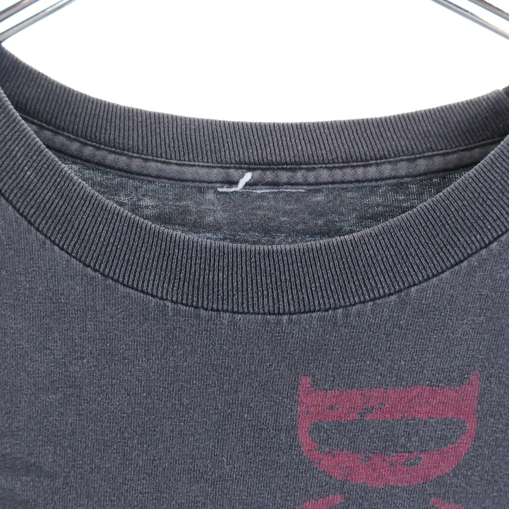 VINTAGE(ヴィンテージ) 00S VINTAGE DEATH-NOTE L TEE ヴィンテージ デスノート エル フロントプリントTシャツ 半袖クルーネックカットソー ブラック