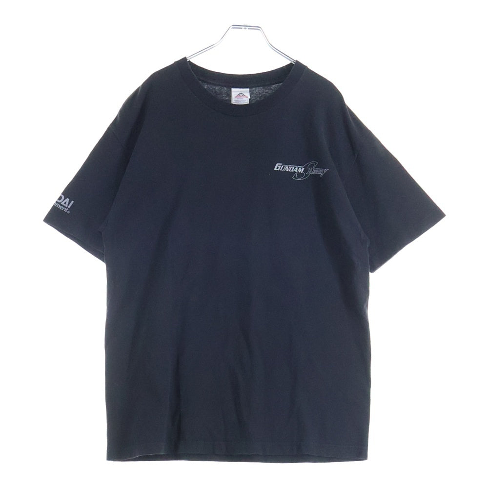VINTAGE(ヴィンテージ) 00S VINTAGE GUNDAM SEED DESTINY ヴィンテージ 機動戦士ガンダム シードデスティニー 両面プリントTシャツ 半袖クルーネックカットソー ブラック