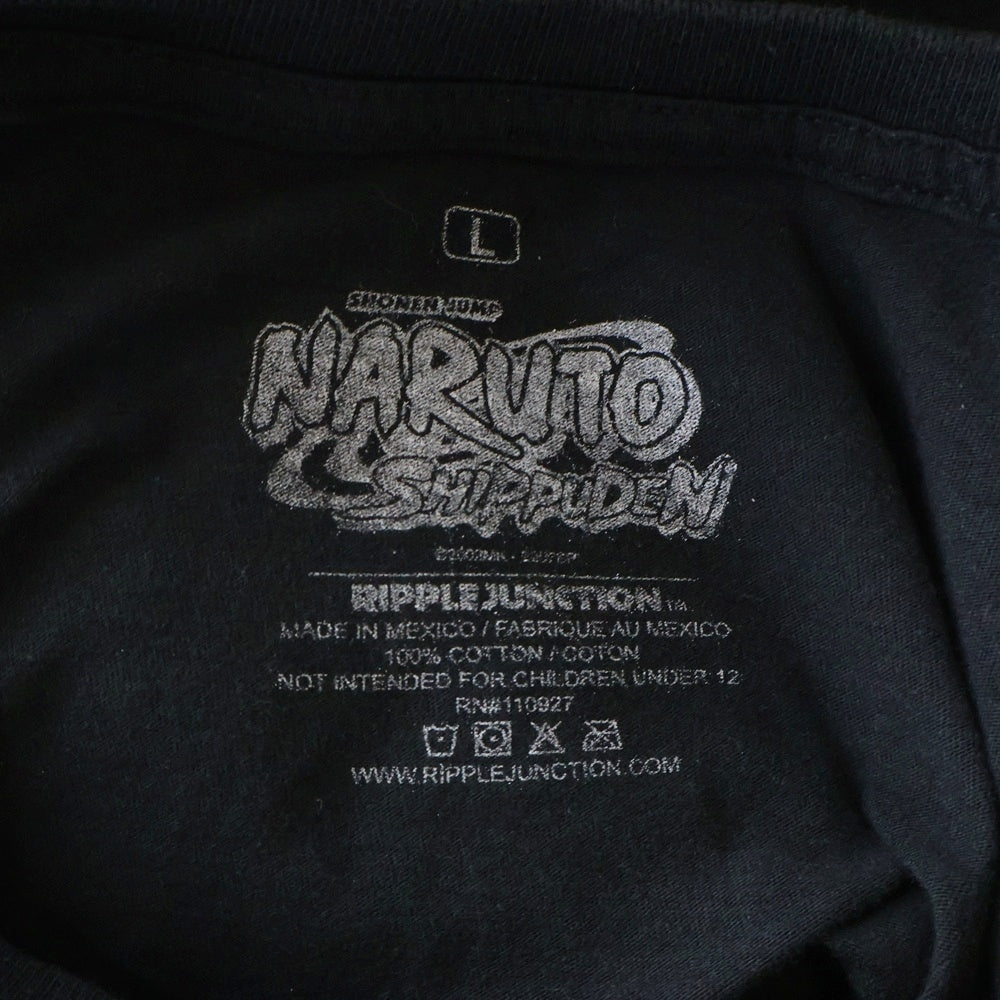 VINTAGE(ヴィンテージ) 00S VINTAGE NARUTO SHIPPUDEN GAARA TEE ヴィンテージ ナルト疾風伝 我愛羅 フロントプリントTシャツ 半袖クルーネックカットソー ブラック