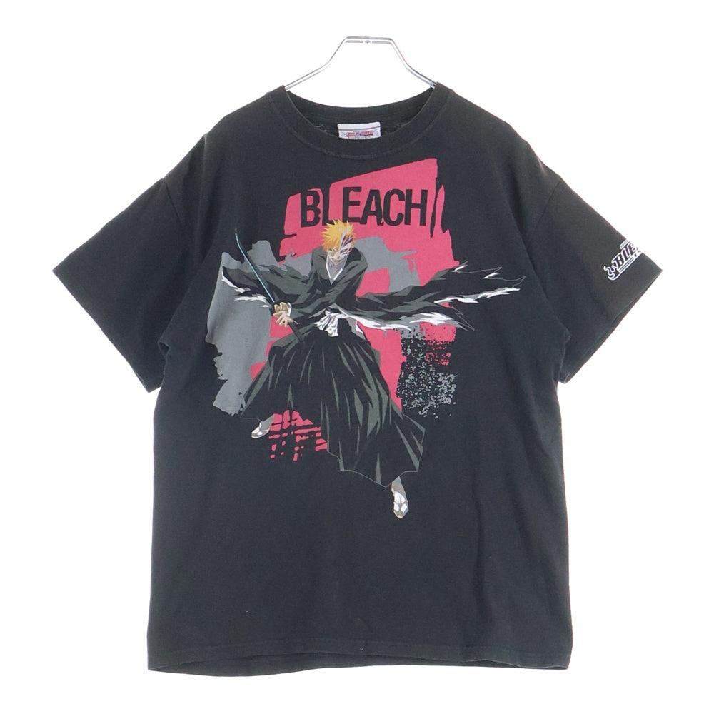 VINTAGE(ヴィンテージ) 00S VINTAGE BLEACH ICHIGO KUROSAKI TEE ヴィンテージ ブリーチ 黒崎一護 卍解虚化 刺繍タグ フロントプリントTシャツ 半袖クルーネックカットソー ブラック