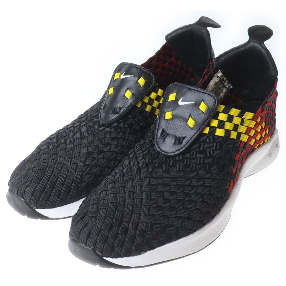 NIKE(ナイキ) AIR WOVEN QS エアウーヴン ローカットスニーカー ブラック/レッド/イエロー US9/27cm 530986-014