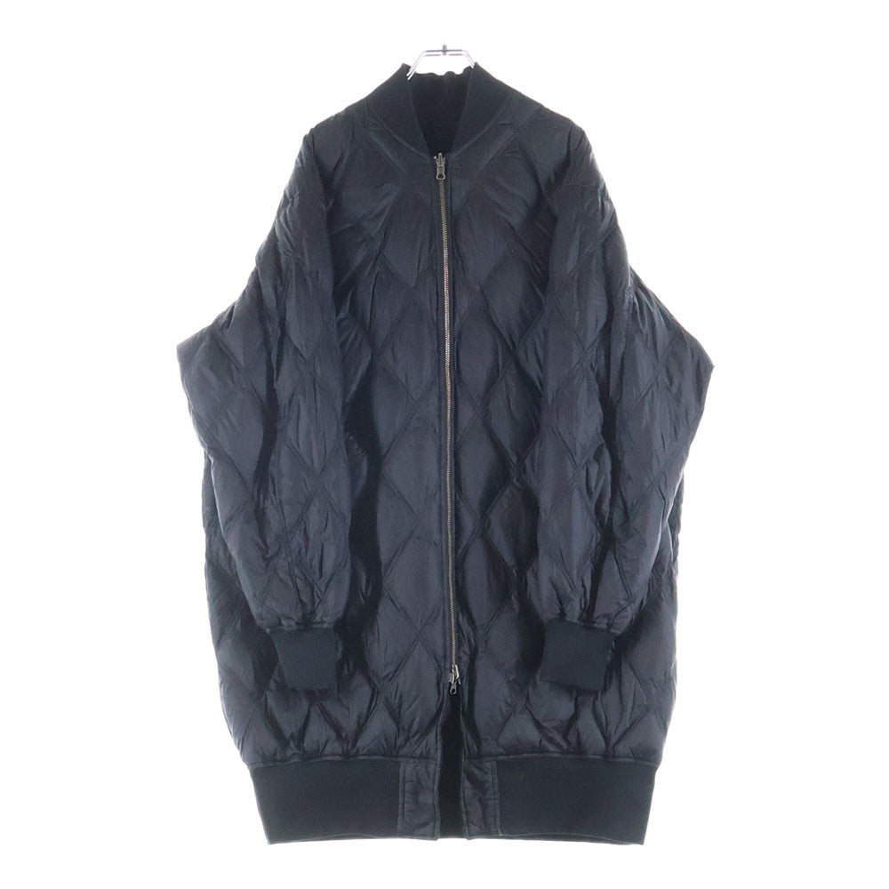 s'yte(サイト) 23AW ×TAION QUILTED DOWN REVERSIBLE LONG MA-1 タイオン キルテッド リバーシブル ロングダウンジャケット ブラック UU-Y01-606