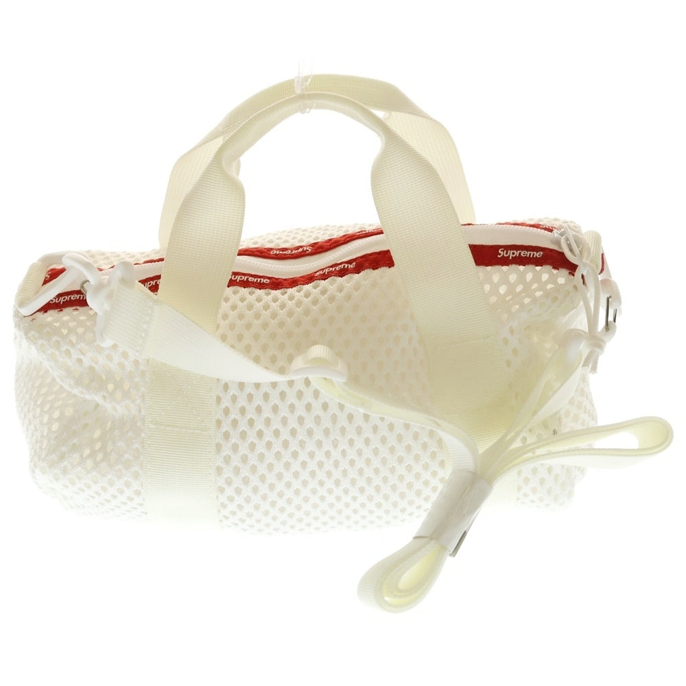 SUPREME(シュプリーム) 23SS Mesh Mini Duffle Bag メッシュ ミニダッフルバッグ ハンドバッグ ショルダーバッグ ホワイト