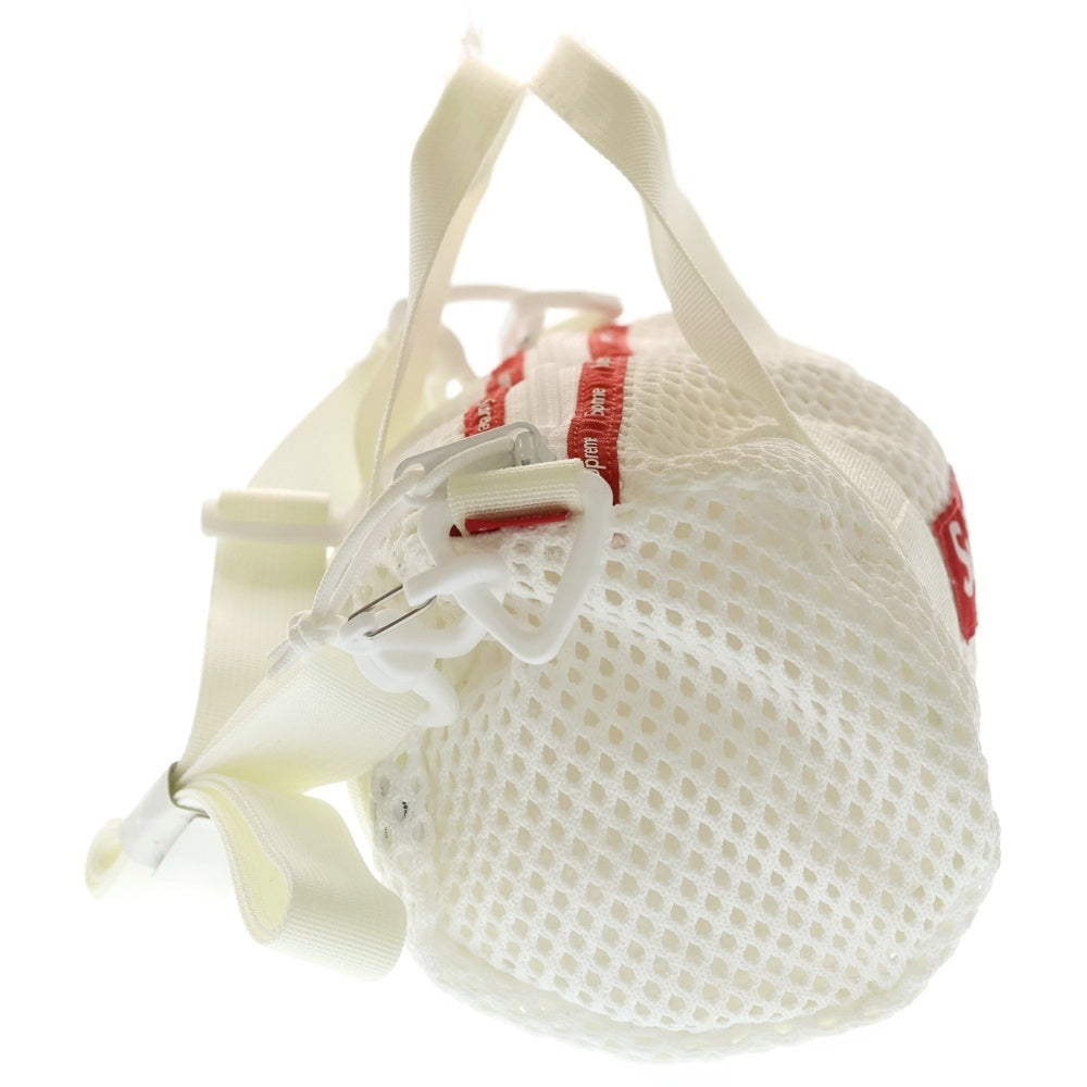 SUPREME(シュプリーム) 23SS Mesh Mini Duffle Bag メッシュ ミニダッフルバッグ ハンドバッグ ショルダーバッグ ホワイト