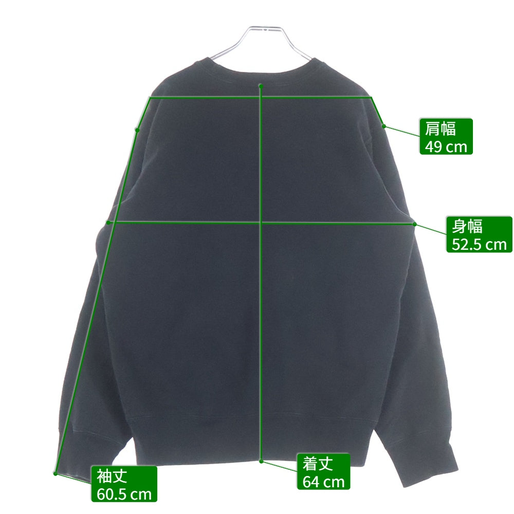SUPREME(シュプリーム) 19AW Breed Crewneck ブリードロゴ クルーネックスウェットトレーナー ブラック