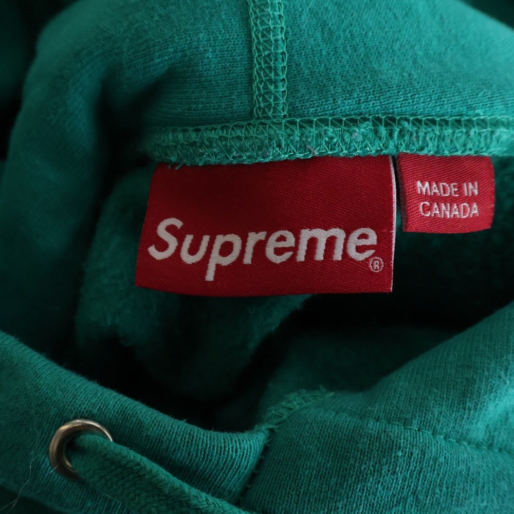 SUPREME(シュプリーム) 22AW Small Box Hooded Sweatshirt スモールボックスロゴ プルオーバースウェットパーカー フーディー グリーン