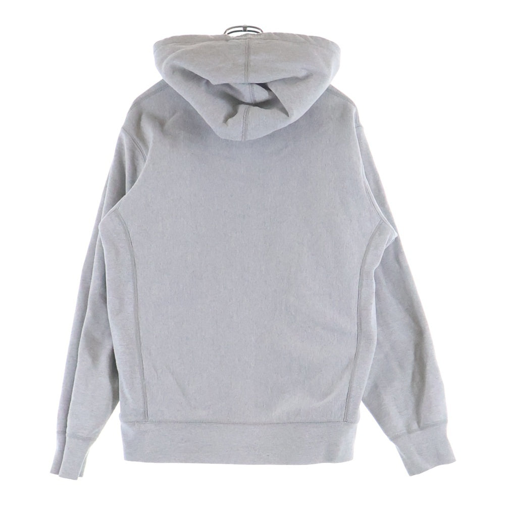 SUPREME(シュプリーム) 19AW Delta Logo Hooded Sweatshirt デルタロゴ フロントプリント プルオーバースウェットパーカー フーディー グレー