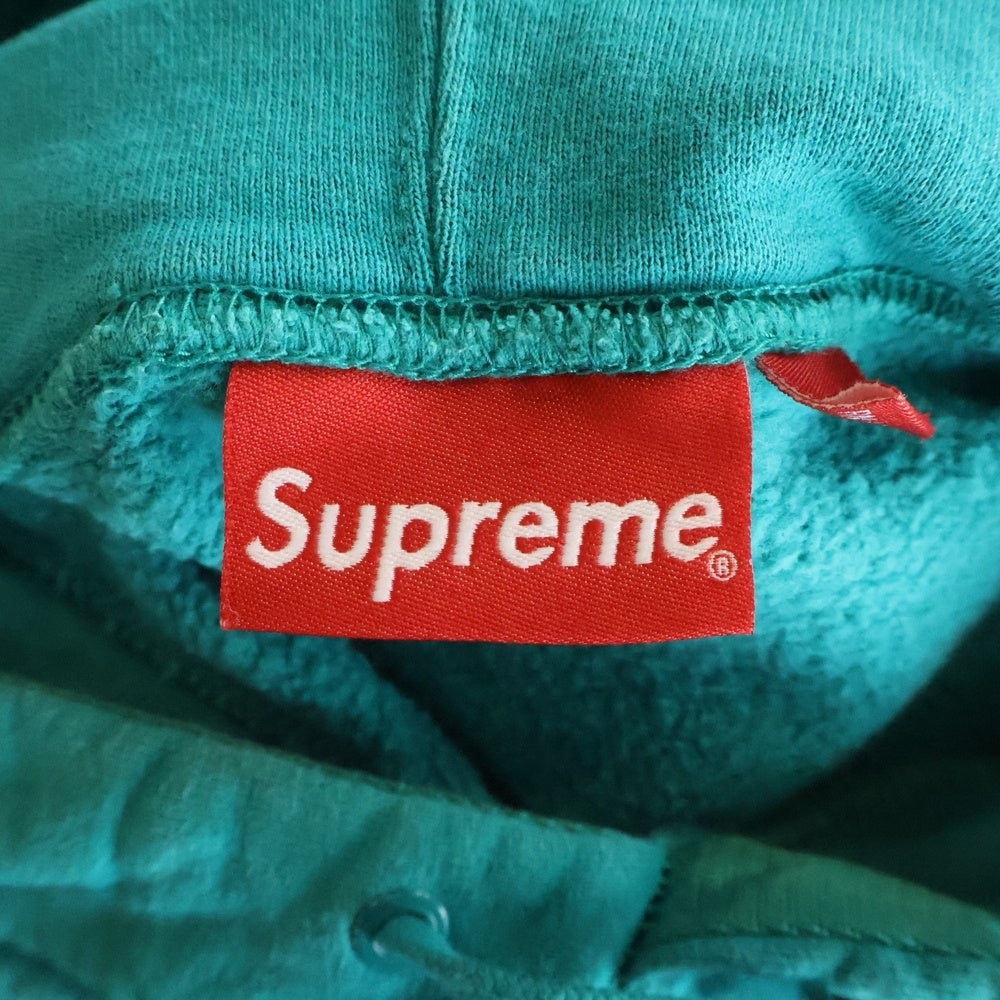 SUPREME(シュプリーム) 20SS Tonal Webbing Hooded Sweatshirt トーナル ウェビング ロゴテープ プルオーバースウェットパーカー フーディー グリーン