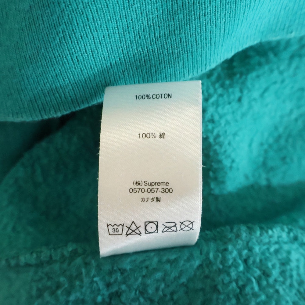 SUPREME(シュプリーム) 20SS Tonal Webbing Hooded Sweatshirt トーナル ウェビング ロゴテープ プルオーバースウェットパーカー フーディー グリーン