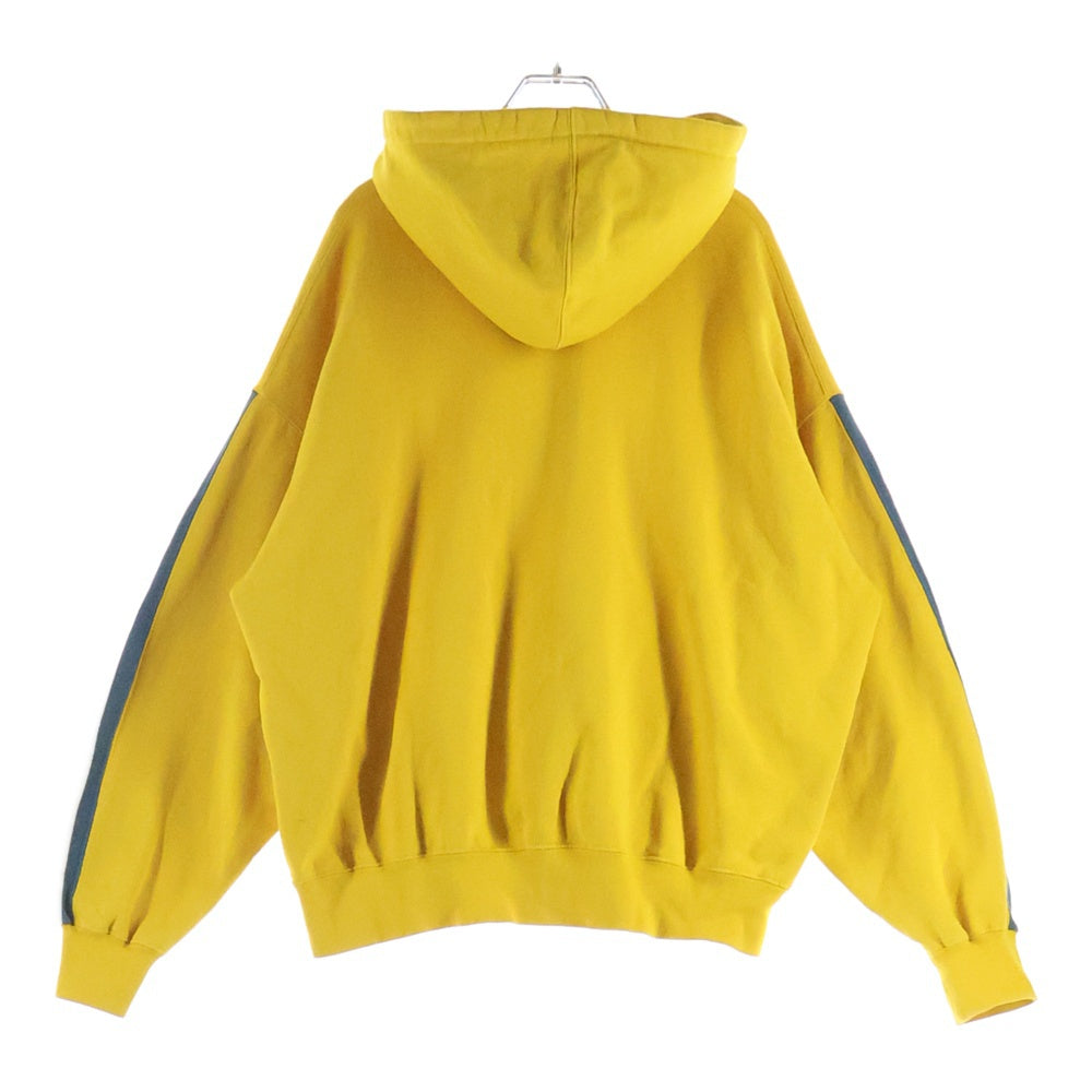 SUPREME(シュプリーム) 23SS Half Zip Hooded Sweatshirt アームライン ハーフジップ プルオーバースウェットパーカー フーディー イエロー