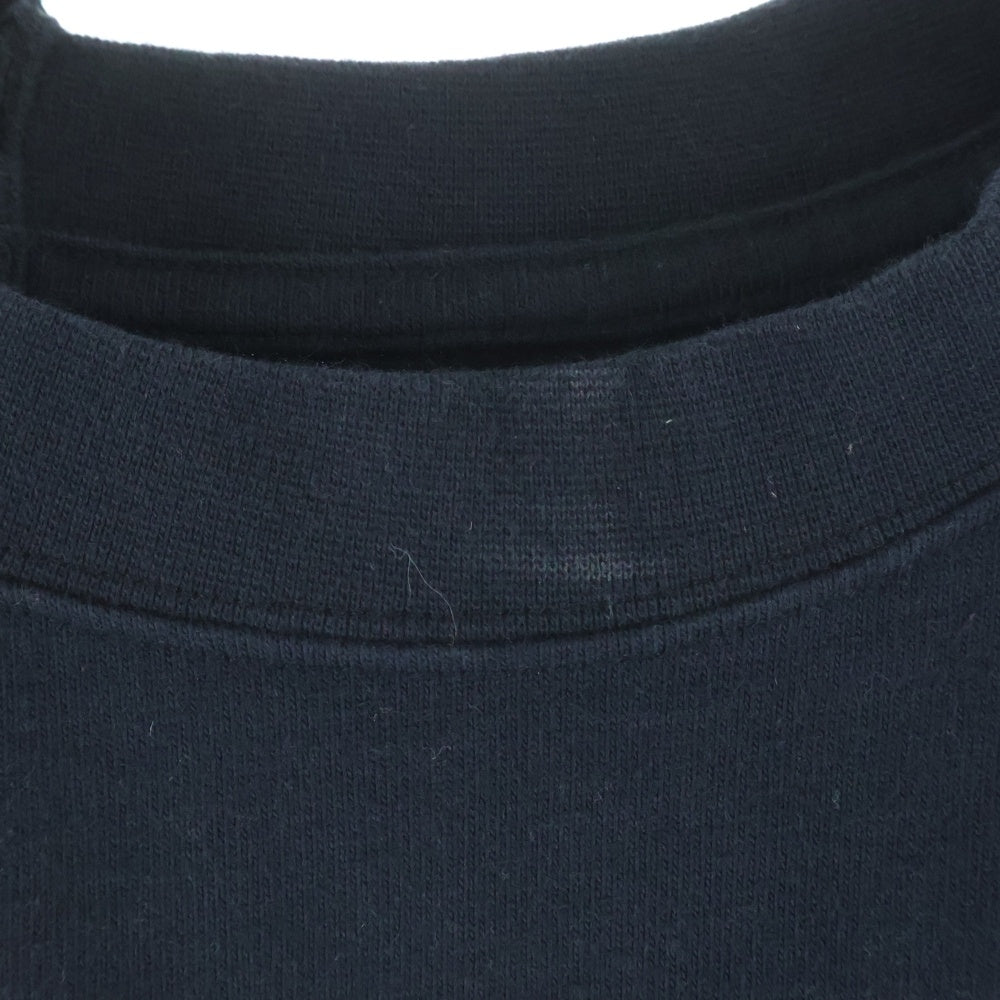 NIKE(ナイキ) ×Sacai WMNS Hybrid T-shirt サカイ ウィメンズ ハイブリット ドッキング加工 フロントロゴプリントTシャツ 半袖クルーネックカットソー ブラック CD6310-010