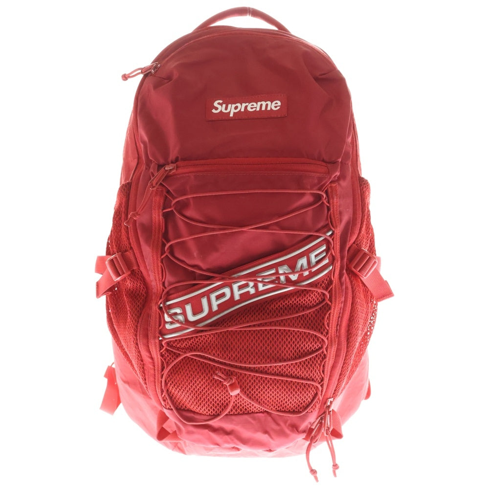 SUPREME(シュプリーム) 23AW Backpack ロゴデザイン バックパック リュックサック バッグ レッド