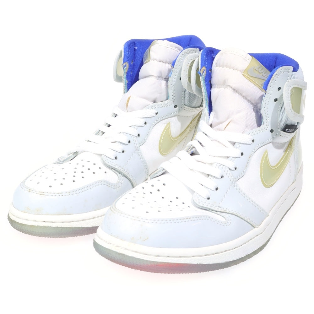 NIKE(ナイキ) AIR JORDAN 1 HIGH ZOOM RACER BLUE エアジョーダン1 ズーム レーサーブルー ハイカットスニーカー ホワイト US7/25cm CK6637-104