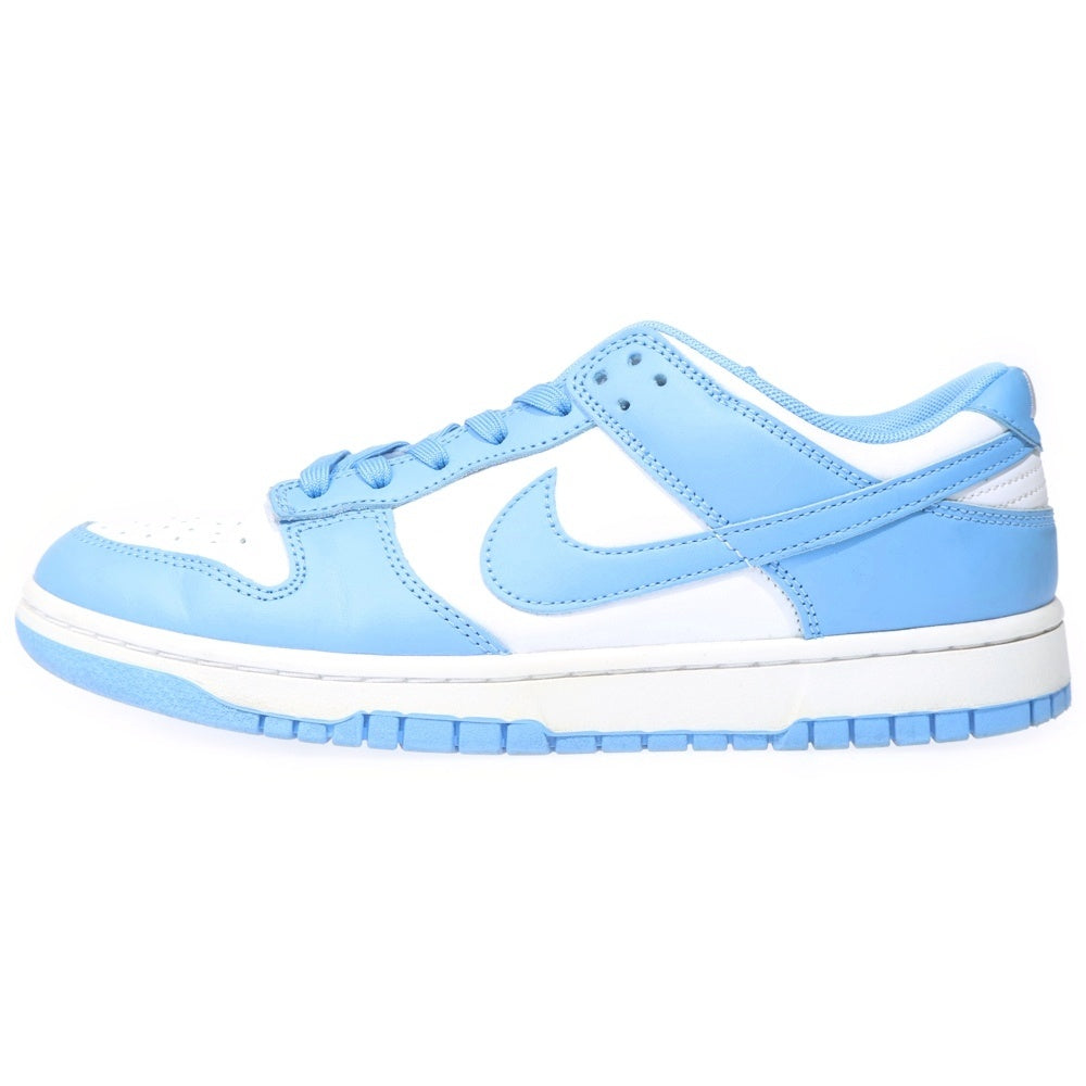 NIKE(ナイキ) DUNK LOW RETRO UNC UNIVERSITY BLUE ダンク レトロ ノースカロライナ ローカットスニーカー ホワイト/ブルー US10/28cm DD1391-102